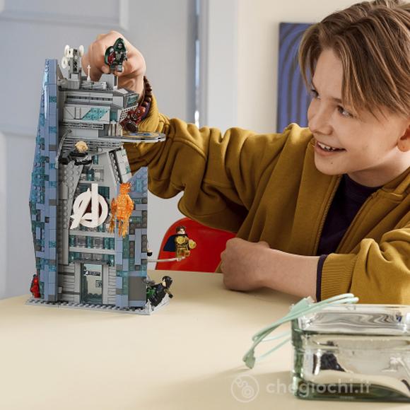LEGO | Marvel 76352 Avengers: Doomsday Nuova Torre degli Avengers, Giocattolo da Supereroi con 6 Minifigure, Regalo da 12+