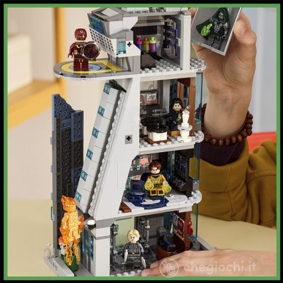 LEGO | Marvel 76352 Avengers: Doomsday Nuova Torre degli Avengers, Giocattolo da Supereroi con 6 Minifigure, Regalo da 12+