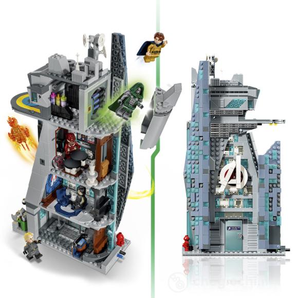 LEGO | Marvel 76352 Avengers: Doomsday Nuova Torre degli Avengers, Giocattolo da Supereroi con 6 Minifigure, Regalo da 12+