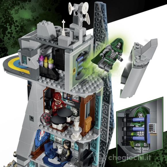 LEGO | Marvel 76352 Avengers: Doomsday Nuova Torre degli Avengers, Giocattolo da Supereroi con 6 Minifigure, Regalo da 12+