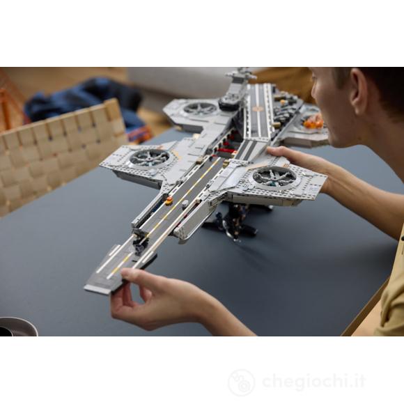 LEGO Marvel 76354 Elivelivolo S.H.I.E.L.D. - Kit di Modellismo per Adulti con 6 Minifigure, Regalo per i Fan degli Avengers