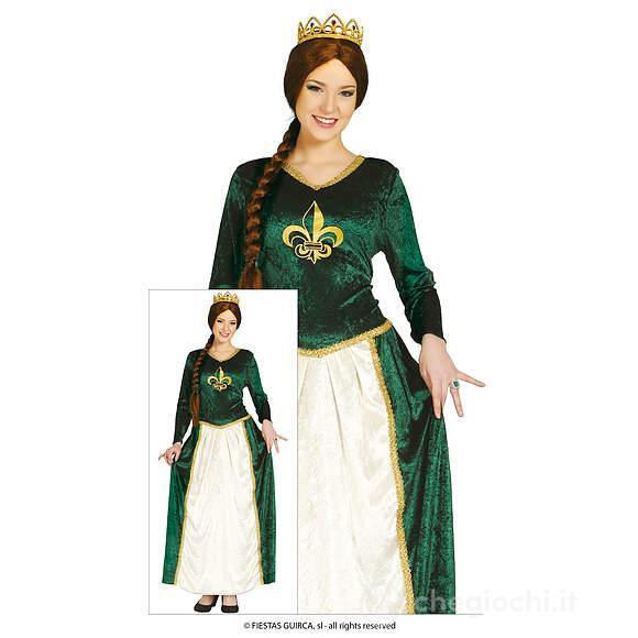 Costume Regina Medievale Adulto Xl 44 - 46 (86335)