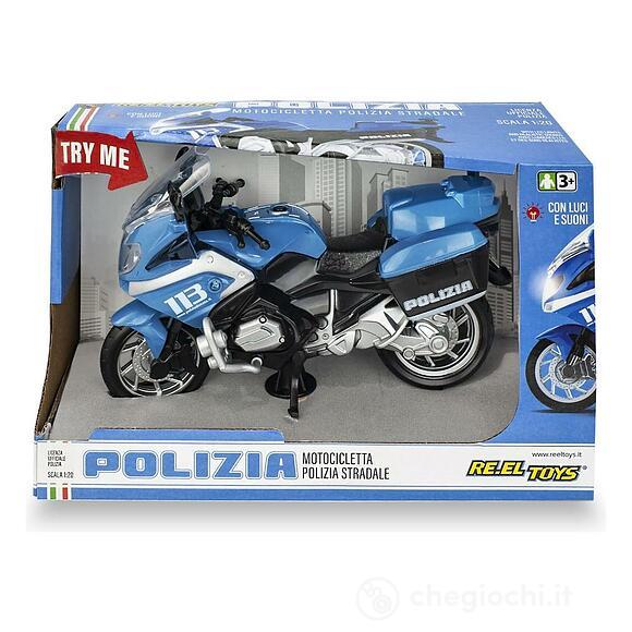 Polizia Moto Con Luci E Suoni