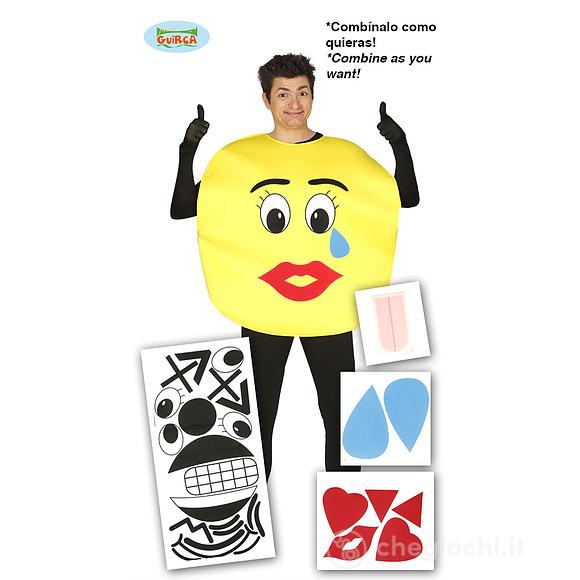 Costume Emoticon Intercambiabili Uomo Donna Taglia L (84338)