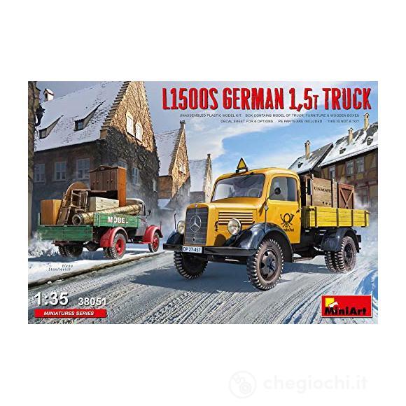 1/35 L1500S GERMAN 1,5T TRUCK (MA38051)