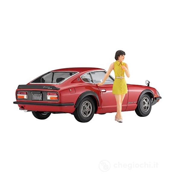 1/24 Nissan Fairlady 240zg W/70 Girl Figure (Hassp539) (HA52339)