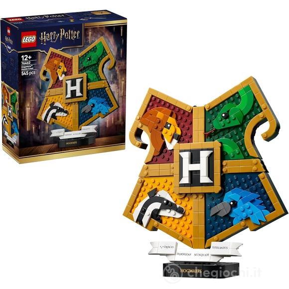 LEGO Harry Potter 76462 Stemma della Casa di Hogwarts, Giocattolo Wall Art 3D con Animali, Regalo di Compleanno per Bambini 12+