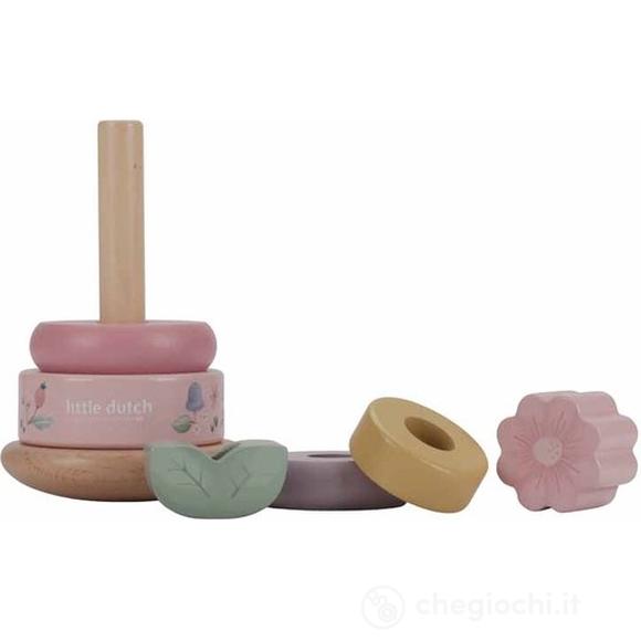 Anelli Impilabili In Legno Fairy Garden (LD7342)