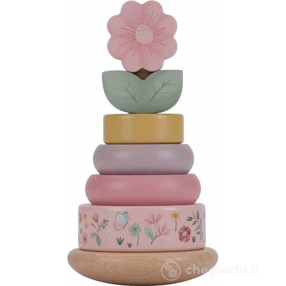 Anelli Impilabili In Legno Fairy Garden (LD7342)