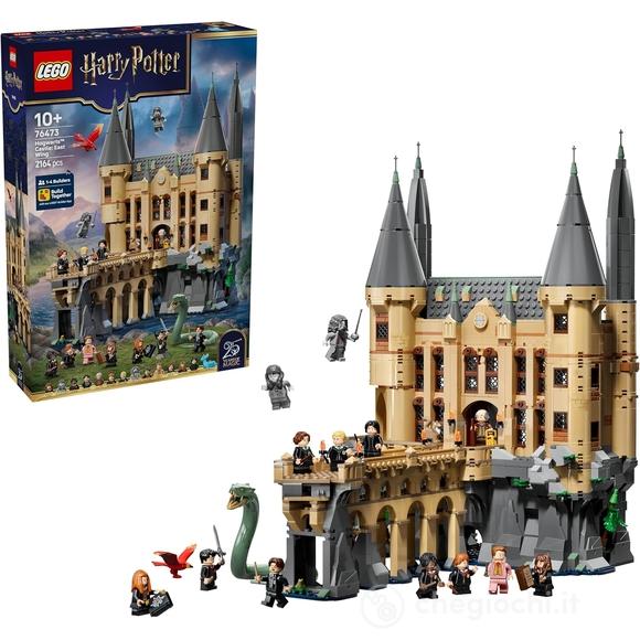 LEGO Harry Potter 76473 Castello di Hogwarts: Ala Est, Giocattolo con 13 Minifigure e Patronus da Collezione, Regalo da 10+