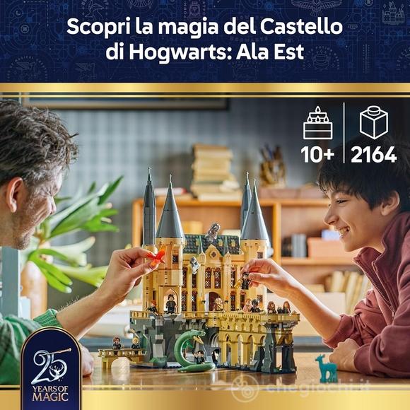LEGO Harry Potter 76473 Castello di Hogwarts: Ala Est, Giocattolo con 13 Minifigure e Patronus da Collezione, Regalo da 10+