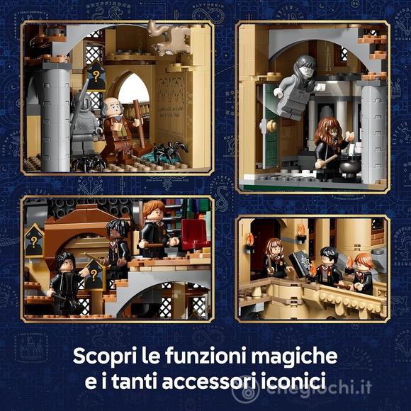 LEGO Harry Potter 76473 Castello di Hogwarts: Ala Est, Giocattolo con 13 Minifigure e Patronus da Collezione, Regalo da 10+