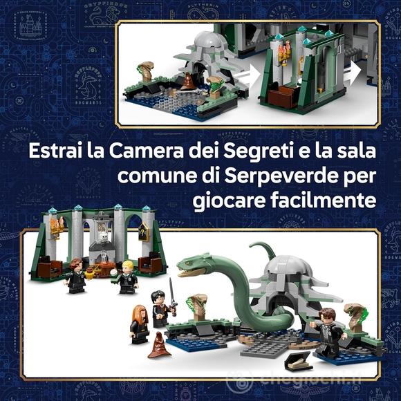 LEGO Harry Potter 76473 Castello di Hogwarts: Ala Est, Giocattolo con 13 Minifigure e Patronus da Collezione, Regalo da 10+