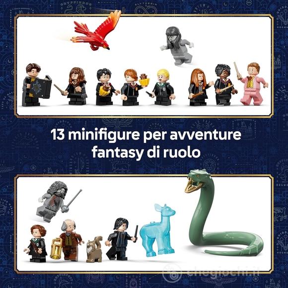 LEGO Harry Potter 76473 Castello di Hogwarts: Ala Est, Giocattolo con 13 Minifigure e Patronus da Collezione, Regalo da 10+
