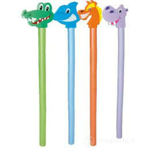 Tubo Galleggiante con Teste Animali - 1 pz articolo assortito 32113