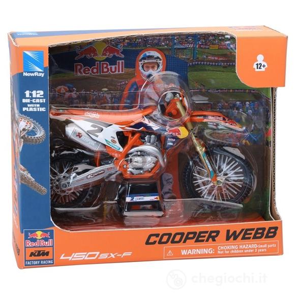 Moto Red Bull KTM 450 SX-F Factory Racing Team #2 Cooper Webb 1:12
