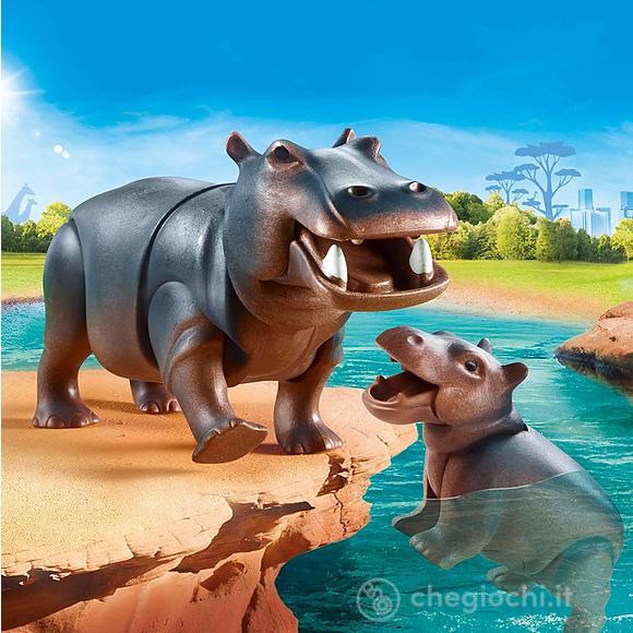 Ippopotamo Con Cucciolo (70354)