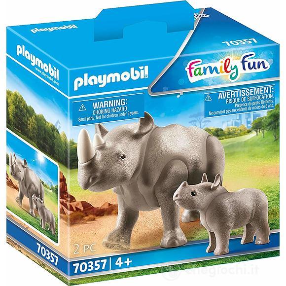 Rinoceronte Con Cucciolo (70357)