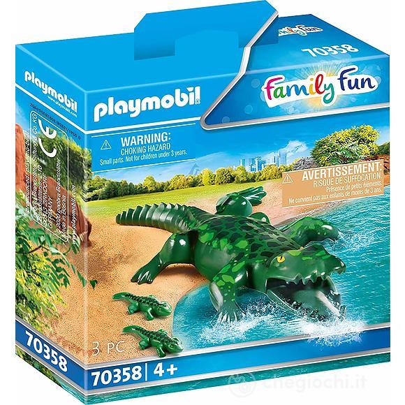Coccodrillo Con Cuccioli (70358)