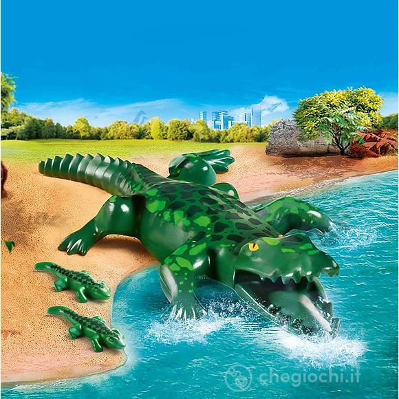 Coccodrillo Con Cuccioli (70358)