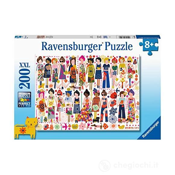 Puzzle 200 pz. XXL Amiche e fiori