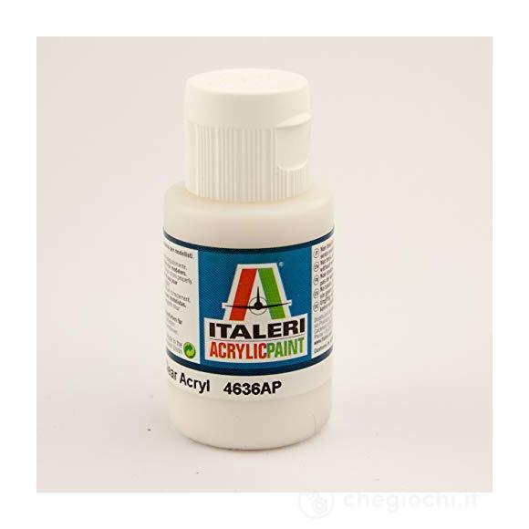 Boccetta colore 35 ml - Flat Clear Acryl Trasparente