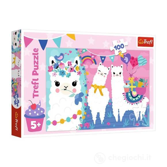 Trefl: Puzzle 100 - Happy Llamas