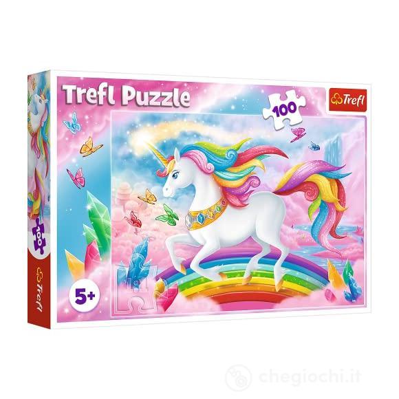 Puzzle 100 - Into The Crystal World Of Unicorns