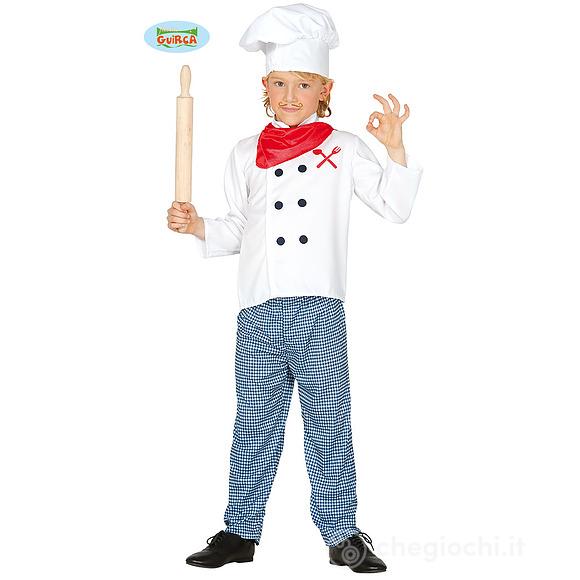 Costume Chef Cuoco Bambino Taglia 10-12 Anni (83364)