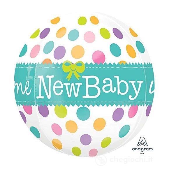 Palloncino Mylar Welcome New Baby