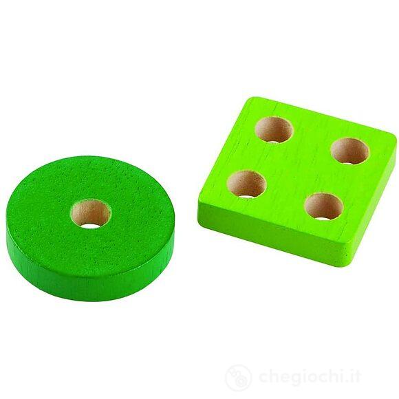 Tavola in legno con lacci (5372)