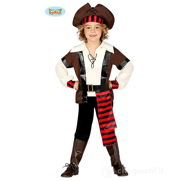 Costume Pirata Dei Sette Mari Bambino Taglia 10-12 Anni (85373)