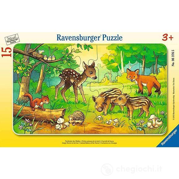 Puzzle 15 animali della foresta (063765)