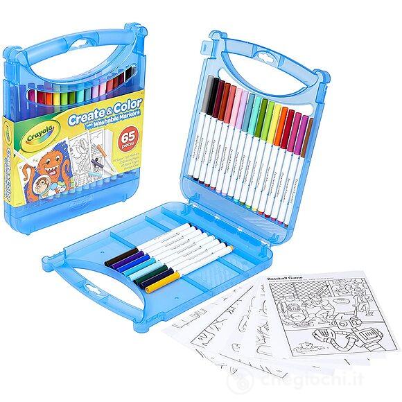 Set Valigetta Pennarelli Lavabili Superpunta (04-0377)