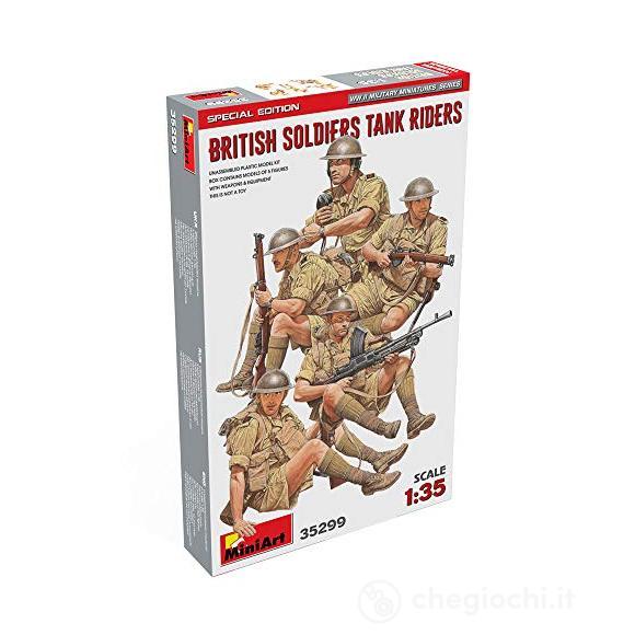 1/35 British Soldiers Tank Riders. Special Edition (MA35299)
