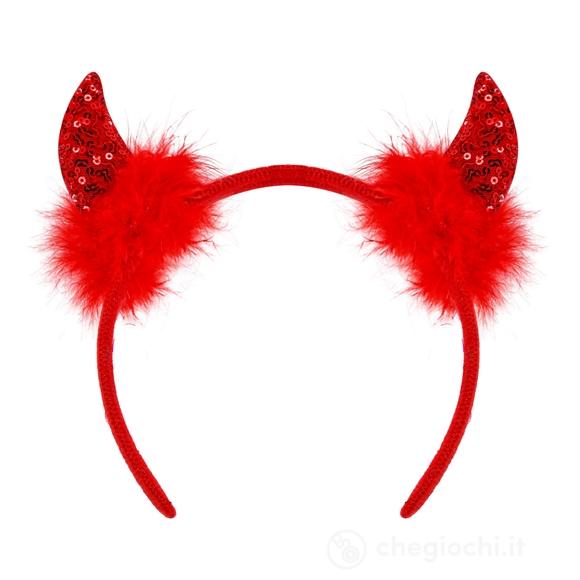 Corna In Paillettes Rosse (03377)