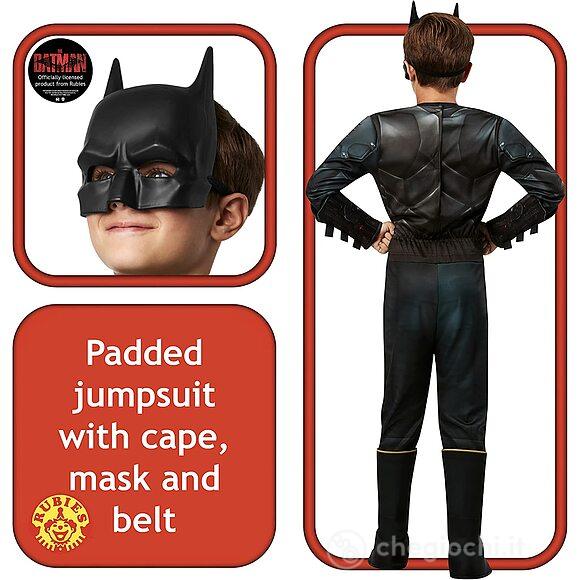 Costume Completo Batman Con Mantello e Maschera taglia S 3-4 anni