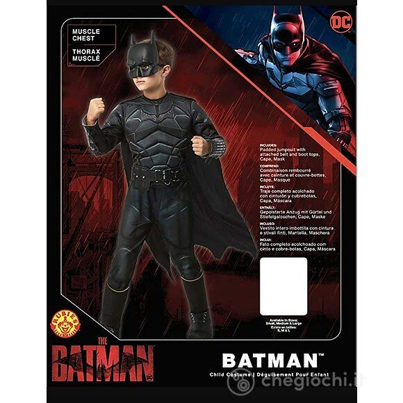 Costume Completo Batman Con Mantello e Maschera taglia S 3-4 anni