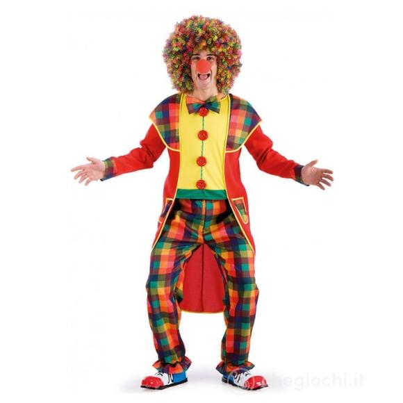 Costume Clown Quadrettino Tg.M