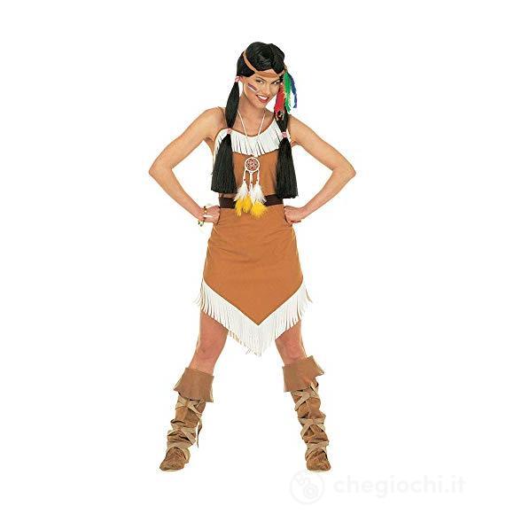 Comanche (Vestito Con Cintura, Fascia Con Piume) M