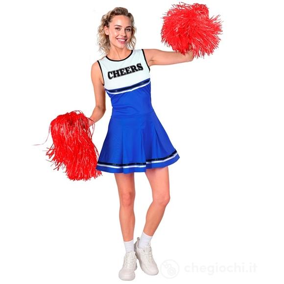 Cheerleader (vestito) L - Costume Adulto Donna - Nazionalità ed Etnie, Sport e Tifosi, Scuola e College