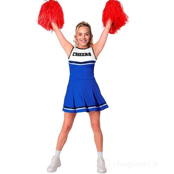 Cheerleader (vestito) L - Costume Adulto Donna - Nazionalità ed Etnie, Sport e Tifosi, Scuola e College