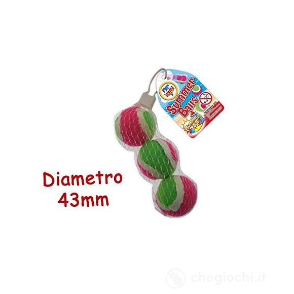 3 Palline per racchettoni spiaggia (61385)