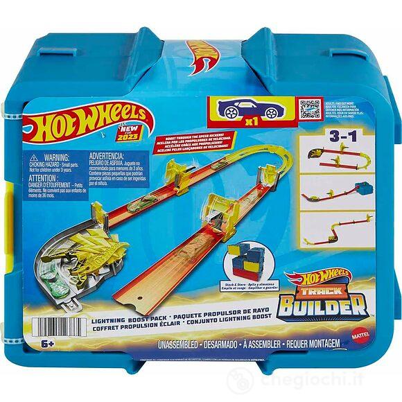 Hot Wheels - Box Track Builder con 1 veicolo (HNN38)