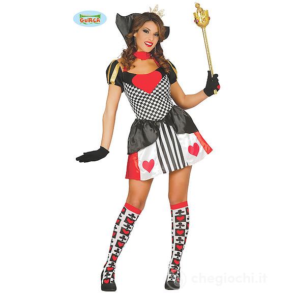 Costume Corto Donna Regina Di Cuori Taglia L (84386)