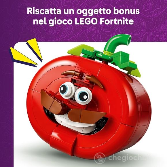 LEGO Fortnite 77079 Testa di Pomodoro, Personaggio Giocattolo, Decorazione Cameretta, Regalo per Gamer, Bambini e Bambine 10+