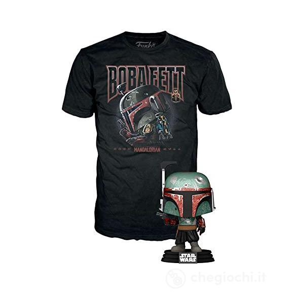 Star Wars: The Mandalorian - 63390 Pop Funko & Tee - Boba Fett (T-Shirt L)
