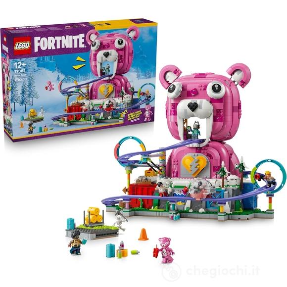 LEGO Fortnite 77082 Tana Strana, Giocattolo con Modello di Parco Giochi e 6 Minifigure, Regalo per Gamer Bambini da 12 Anni