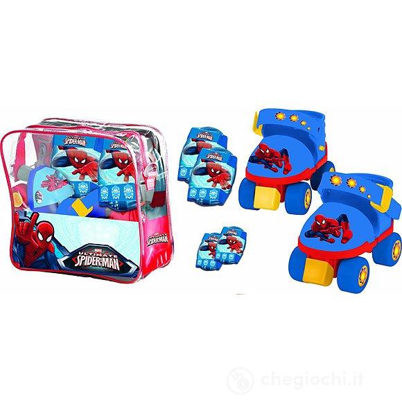 Spider-Man Ultimate Pattini Baby con Protezioni (18390)