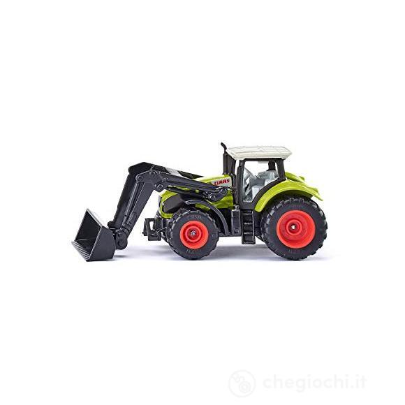 Trattore class axion con benna